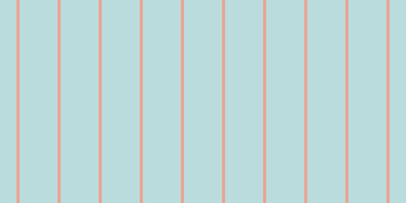 #bbdcdc, #eba393 vertical lines, six pixels wide, seventy-five pixels apart