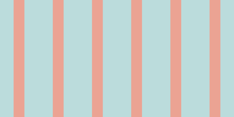 #bbdcdc, #eba393 vertical lines, thirty-seven pixels wide, ninety-seven pixels apart