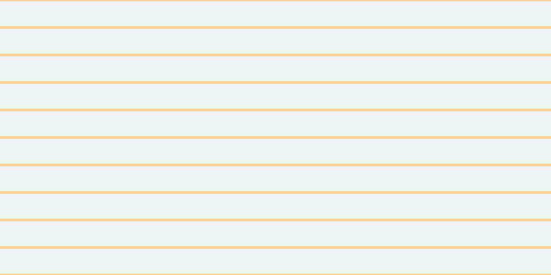 #bbdcdc (25%), #fcd393 horizontal lines, four pixels wide, thirty-six pixels apart