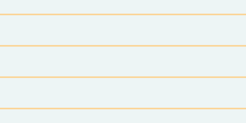 #bbdcdc (25%), #fcd393 horizontal lines, five pixels wide, ninety-seven pixels apart