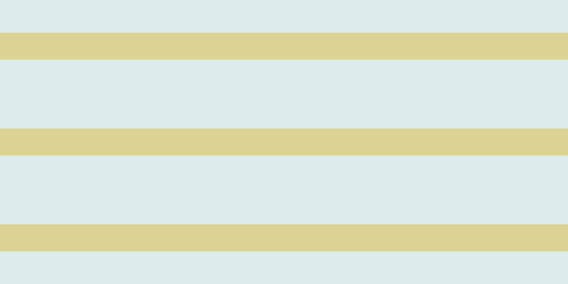 #bbdcdc (50%), #dbd393 horizontal lines, thirty-eight pixels wide, ninety-seven pixels apart