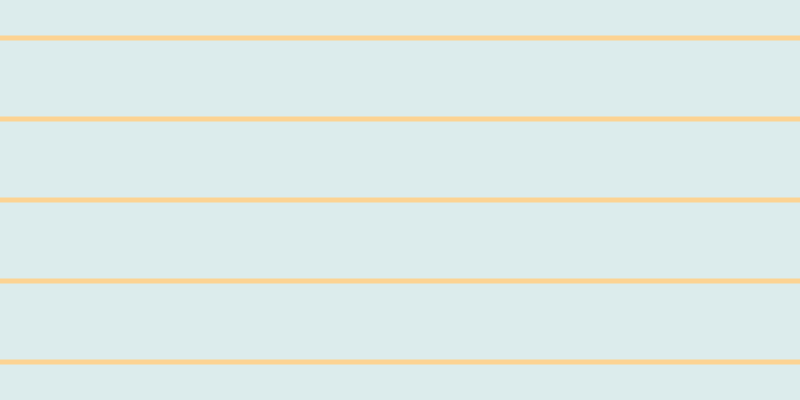 #bbdcdc (50%), #fcd393 horizontal lines, five pixels wide, seventy-six pixels apart