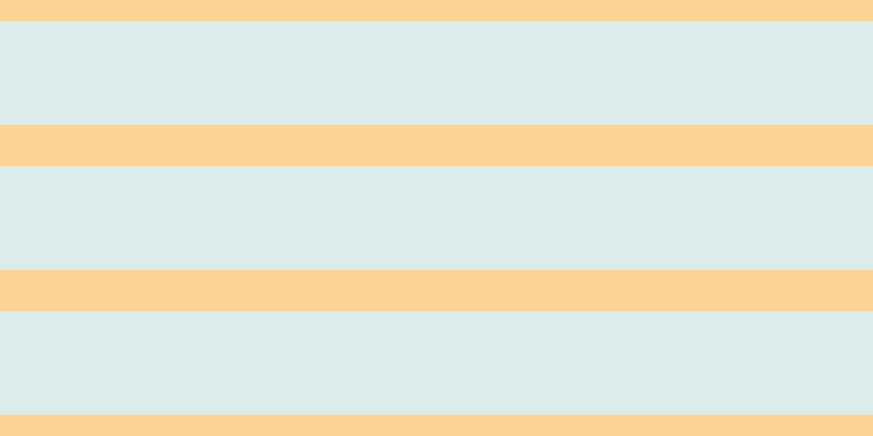 #bbdcdc (50%), #fcd393 horizontal lines, thirty-eight pixels wide, ninety-five pixels apart