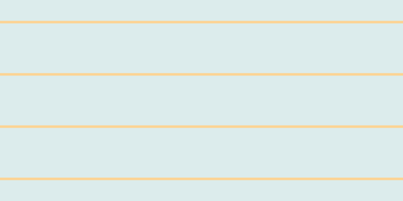 #bbdcdc (50%), #fcd393 horizontal lines, five pixels wide, ninety-nine pixels apart