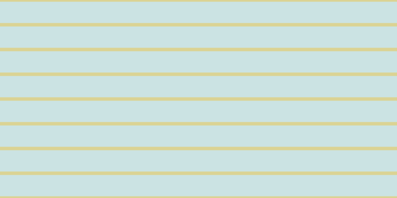 #bbdcdc (75%), #dbd393 horizontal lines, seven pixels wide, forty-three pixels apart