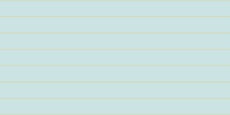 #bbdcdc (75%), #dbd393 horizontal lines, two pixels wide, fifty-five pixels apart