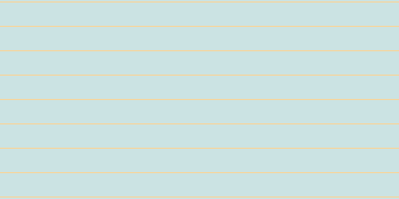 #bbdcdc (75%), #fcd393 horizontal lines, two pixels wide, forty-seven pixels apart