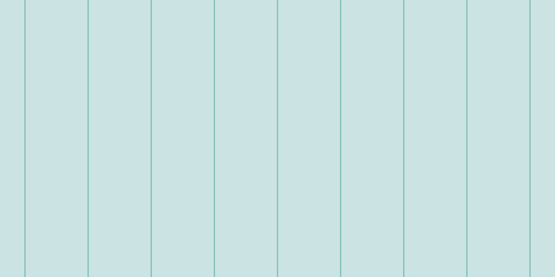 #bbdcdc (75%), #46a393 vertical lines, one pixels wide, ninety pixels apart