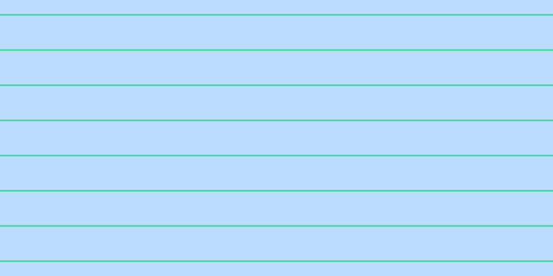#bbdcfd, #36d393 horizontal lines, two pixels wide, forty-nine pixels apart