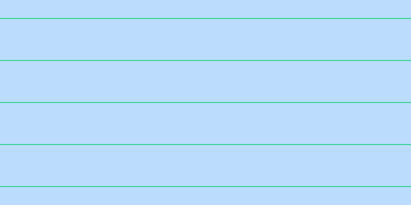 #bbdcfd, #36d393 horizontal lines, two pixels wide, eighty pixels apart