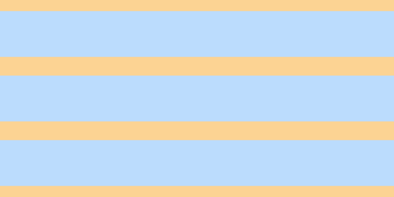 #bbdcfd, #fcd393 horizontal lines, thirty-eight pixels wide, ninety-three pixels apart