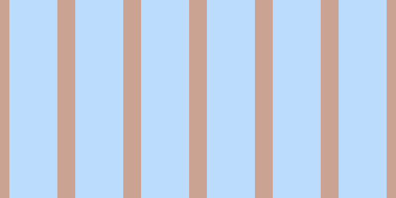 #bbdcfd, #caa393 vertical lines, thirty-six pixels wide, ninety-seven pixels apart