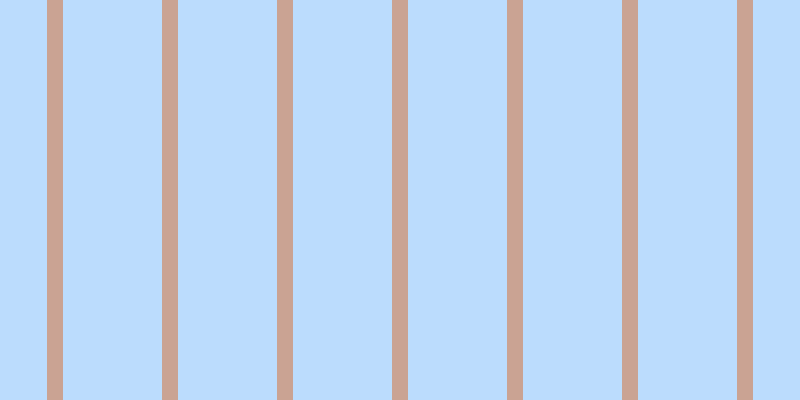 #bbdcfd, #caa393 vertical lines, sixteen pixels wide, ninety-nine pixels apart