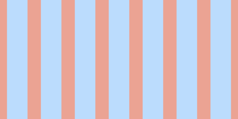 #bbdcfd, #eba393 vertical lines, forty-five pixels wide, sixty-nine pixels apart