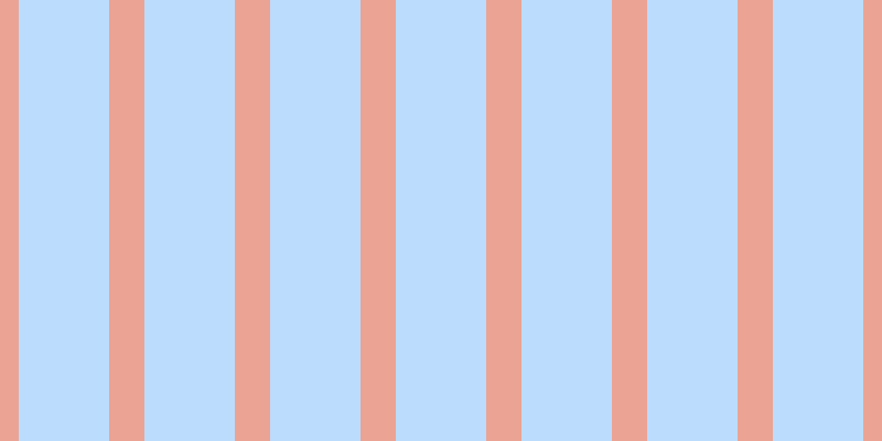 #bbdcfd, #eba393 vertical lines, thirty-two pixels wide, eighty-two pixels apart