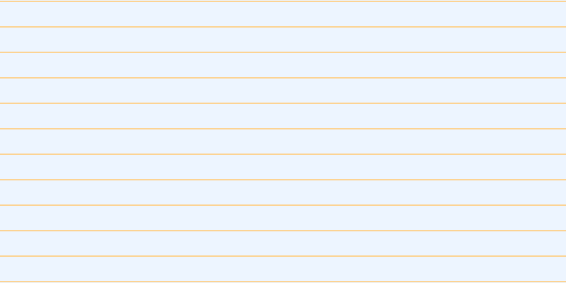 #bbdcfd (25%), #fcd393 horizontal lines, two pixels wide, thirty-four pixels apart