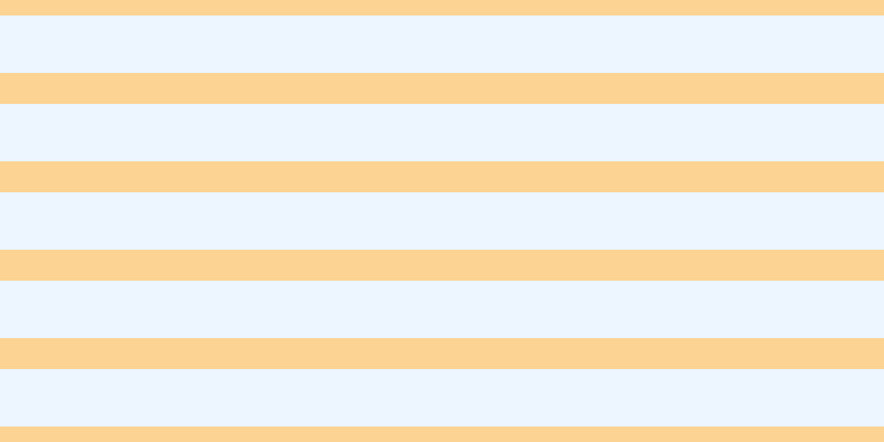#bbdcfd (25%), #fcd393 horizontal lines, twenty-eight pixels wide, fifty-two pixels apart