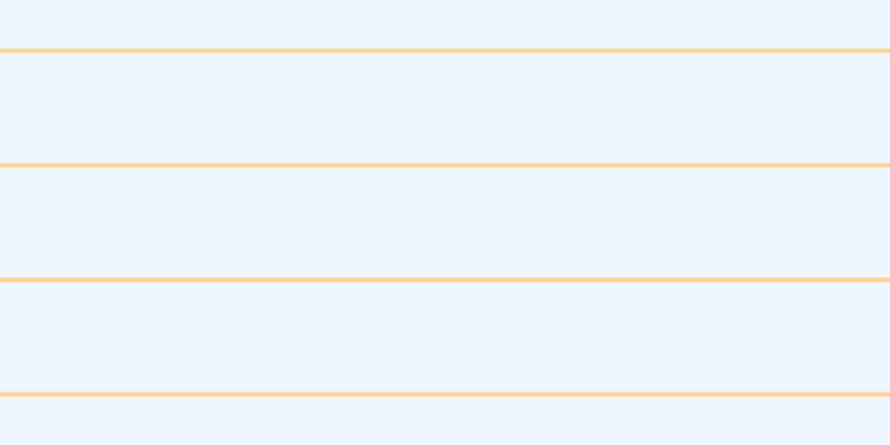 #bbdcfd (25%), #fcd393 horizontal lines, four pixels wide, ninety-nine pixels apart