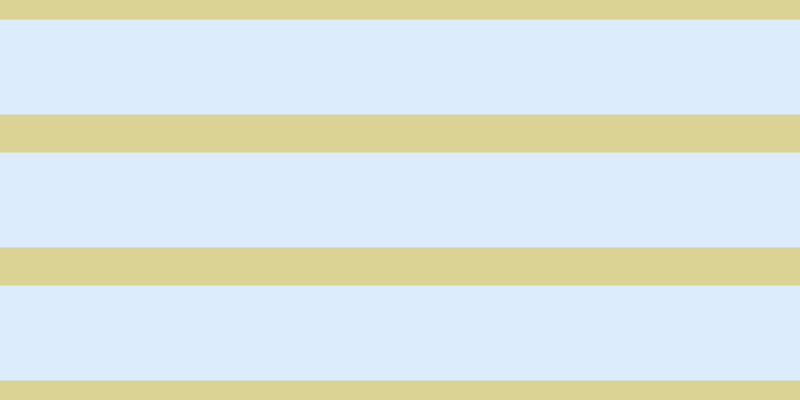 #bbdcfd (50%), #dbd393 horizontal lines, thirty-eight pixels wide, ninety-five pixels apart