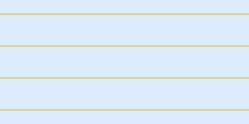 #bbdcfd (50%), #dbd393 horizontal lines, six pixels wide, ninety-seven pixels apart