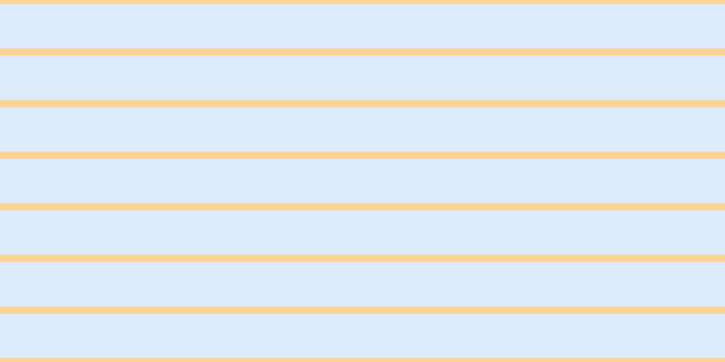 #bbdcfd (50%), #fcd393 horizontal lines, eight pixels wide, forty-nine pixels apart