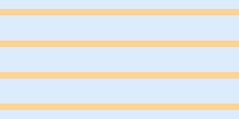 #bbdcfd (50%), #fcd393 horizontal lines, twenty-two pixels wide, eighty-four pixels apart