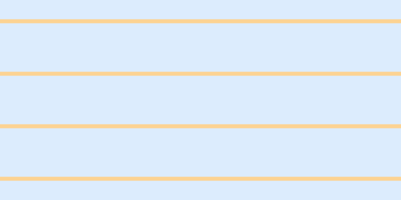 #bbdcfd (50%), #fcd393 horizontal lines, eight pixels wide, ninety-seven pixels apart