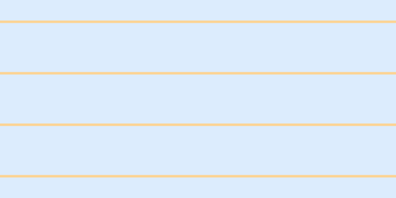 #bbdcfd (50%), #fcd393 horizontal lines, five pixels wide, ninety-nine pixels apart