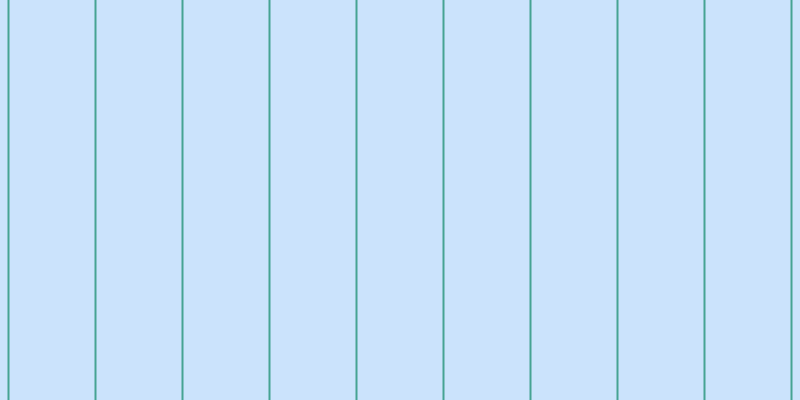 #bbdcfd (75%), #46a393 vertical lines, two pixels wide, eighty-five pixels apart