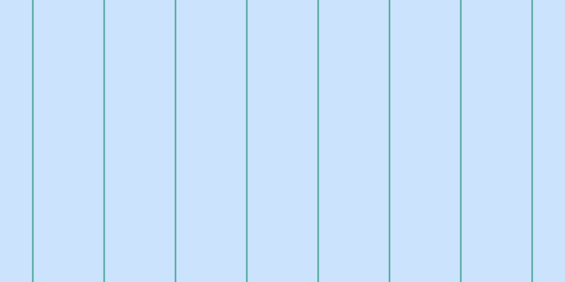 #bbdcfd (75%), #46a393 vertical lines, two pixels wide, ninety-nine pixels apart