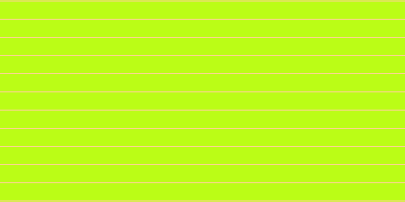 #bbfd16, #fcd393 horizontal lines, two pixels wide, thirty-four pixels apart