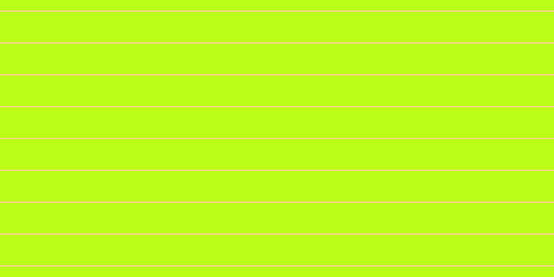 #bbfd16, #fcd393 horizontal lines, two pixels wide, forty-four pixels apart
