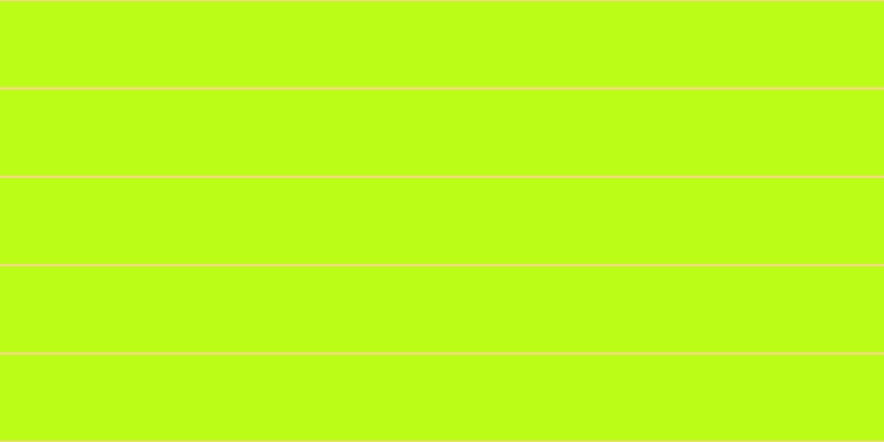 #bbfd16, #fcd393 horizontal lines, two pixels wide, seventy-eight pixels apart