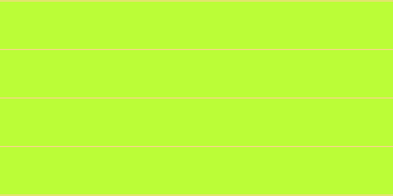 #bbfd37, #fcd393 horizontal lines, two pixels wide, ninety-seven pixels apart
