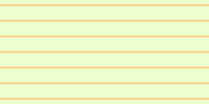 #bbfd37 (25%), #fcd393 horizontal lines, eight pixels wide, fifty-two pixels apart