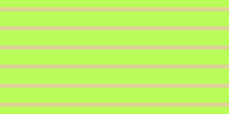 #bbfd58, #dbd393 horizontal lines, fifteen pixels wide, fifty-two pixels apart