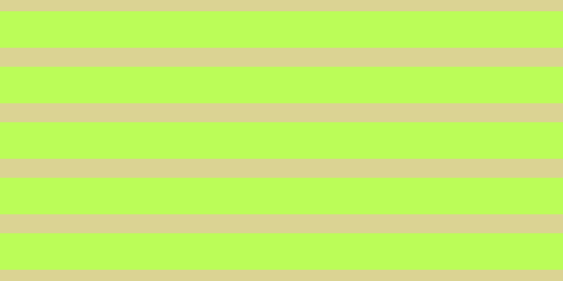 #bbfd58, #dbd393 horizontal lines, twenty-seven pixels wide, fifty-two pixels apart