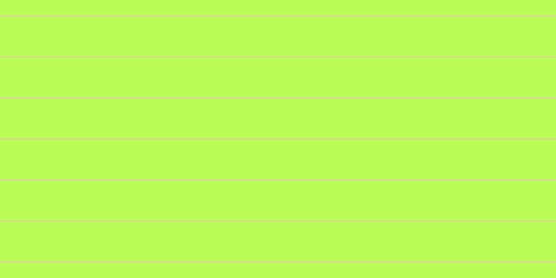 #bbfd58, #dbd393 horizontal lines, two pixels wide, fifty-seven pixels apart