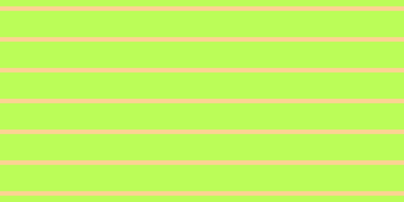 #bbfd58, #fcd393 horizontal lines, nine pixels wide, fifty-two pixels apart