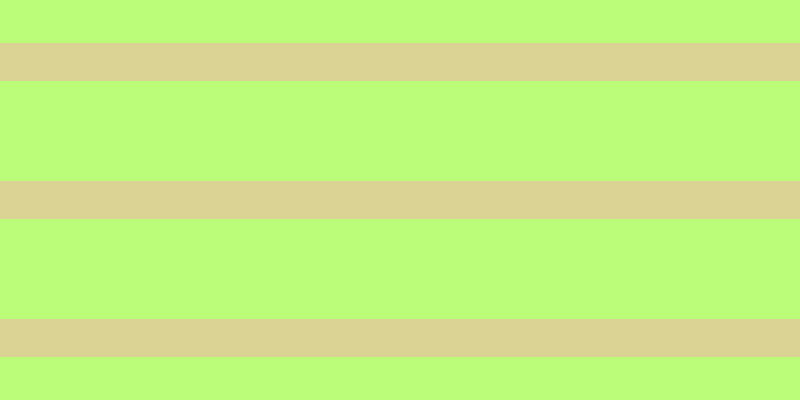 #bbfd79, #dbd393 horizontal lines, thirty-eight pixels wide, one hundred pixels apart