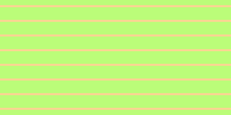 #bbfd79, #fcd393 horizontal lines, seven pixels wide, forty-four pixels apart