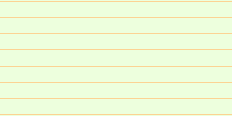 #bbfd79 (25%), #fcd393 horizontal lines, four pixels wide, fifty-two pixels apart
