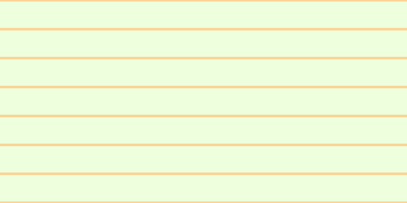 #bbfd79 (25%), #fcd393 horizontal lines, five pixels wide, fifty-two pixels apart