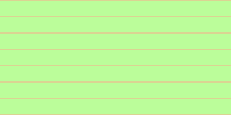 #bbfd9a, #dbd393 horizontal lines, five pixels wide, fifty-two pixels apart