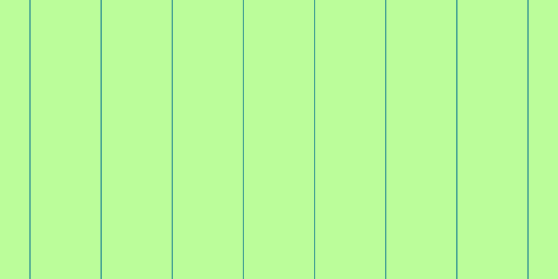#bbfd9a, #46a393 vertical lines, two pixels wide, one hundred pixels apart