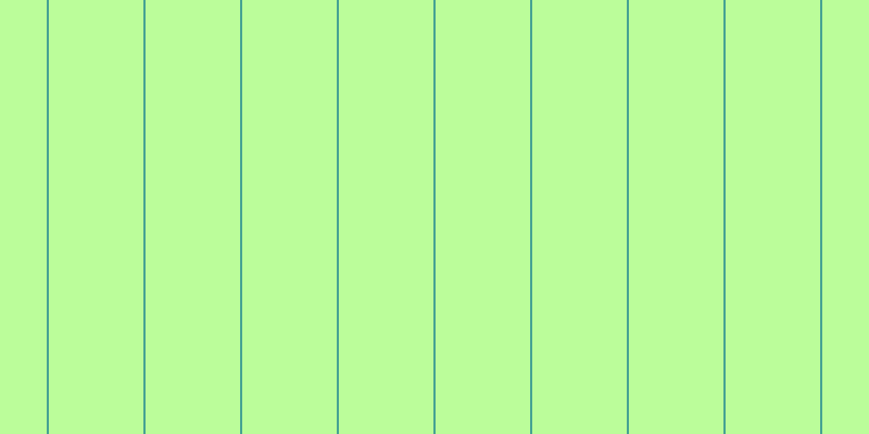#bbfd9a, #46a393 vertical lines, two pixels wide, eighty-seven pixels apart