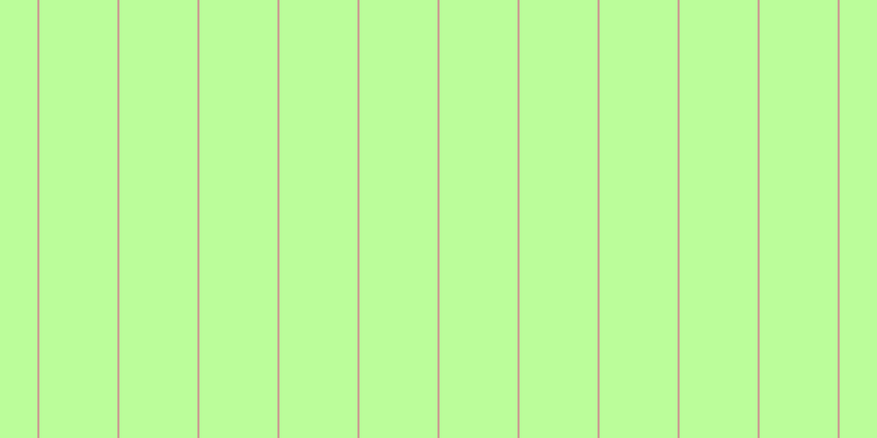 #bbfd9a, #caa393 vertical lines, two pixels wide, seventy-one pixels apart