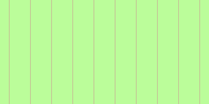 #bbfd9a, #caa393 vertical lines, two pixels wide, seventy-nine pixels apart