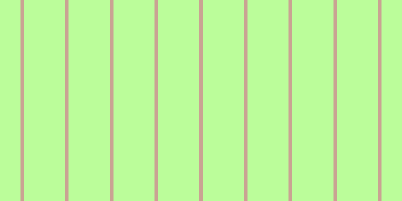 #bbfd9a, #caa393 vertical lines, seven pixels wide, eighty-two pixels apart