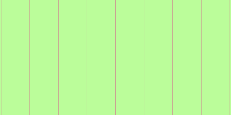 #bbfd9a, #caa393 vertical lines, two pixels wide, ninety-seven pixels apart